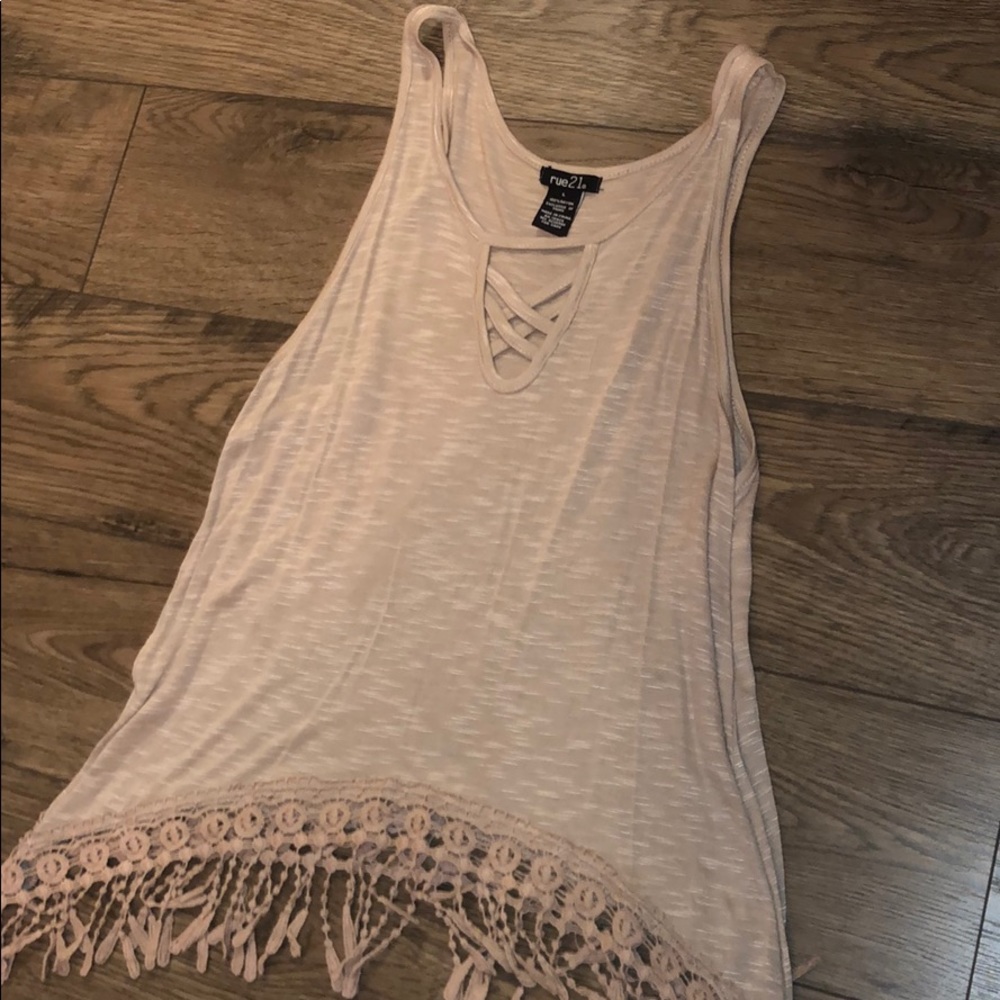 Tan tank top